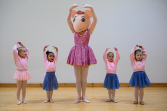 Sabrina Ballerina marketing image with students
