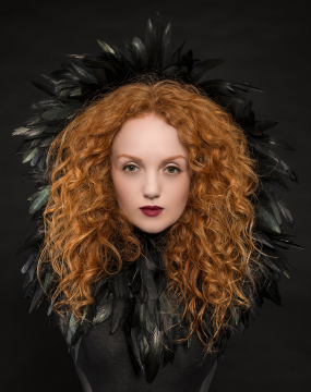 Colour female portrait