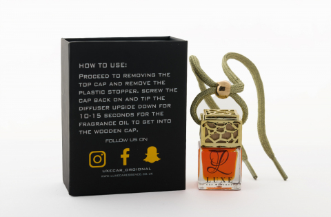 e-commerce image of car essence bottle product