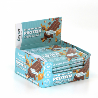 product Image of Caramel Protein Bar dispenser box on white background
