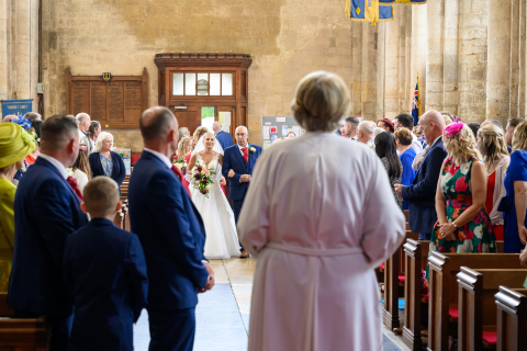 Chris and Laura Wedding at Thorney Abbey followed by reception at Thorney Golf Club, 22nd July 2023.