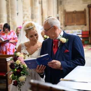 Chris and Laura Wedding at Thorney Abbey followed by reception at Thorney Golf Club, 22nd July 2023.