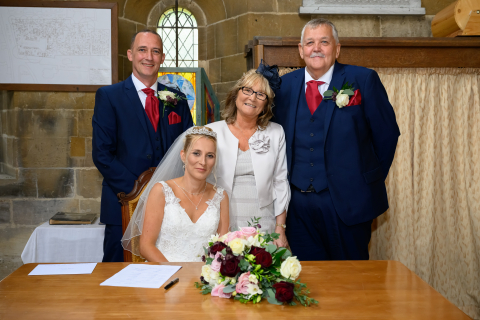 Chris and Laura Wedding at Thorney Abbey followed by reception at Thorney Golf Club, 22nd July 2023.