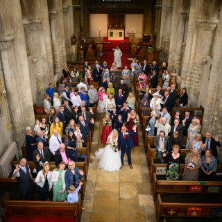 Chris and Laura Wedding at Thorney Abbey followed by reception at Thorney Golf Club, 22nd July 2023.