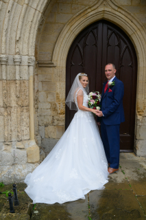 Chris and Laura Wedding at Thorney Abbey followed by reception at Thorney Golf Club, 22nd July 2023.