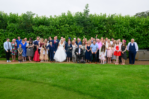 Chris and Laura Wedding at Thorney Abbey followed by reception at Thorney Golf Club, 22nd July 2023.
