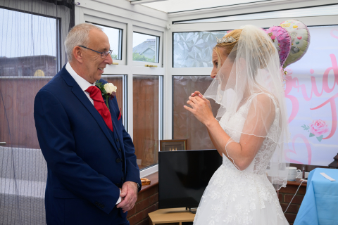 Chris and Laura Wedding at Thorney Abbey followed by reception at Thorney Golf Club, 22nd July 2023.