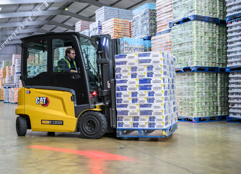 Press release marketing image showing fork lift truck in action taken by image and events photography in Peterborough, Cambridgeshire