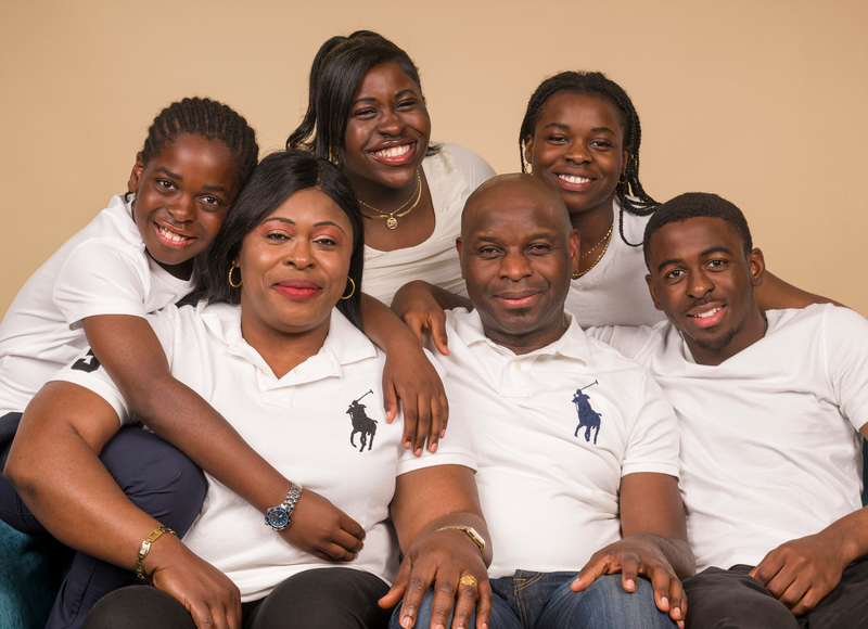 Family photoshoot taken at the studio of image and events photography in Peterborough, Cambridgeshire